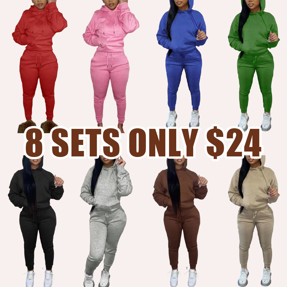 Women's 2-Piece Hoodie & Jogger Pants Set